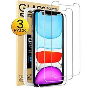 TWO glass screen pro premium tempered iphone 11